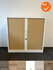 Robberechtse roldeurkast - 120x120x43cm - Wit - Beuken deuren - inclusief 2 sleutels