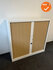 Robberechtse roldeurkast - 120x120x43cm - Wit - Beuken deuren - inclusief 2 sleutels