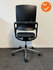 Grahl Xenium Classic bureaustoel - Nowystyl - Classic - refurbished - Zwarte stoffering met grijze zijkant zitting - chroom voetkruis - antraciet rugbeugels