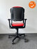 Ahrend 230 bureaustoel - refurbished - Medium Rug - Rood kunstleer