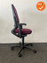 Ahrend 230 - Hoge rug - Bordeaux rode stoffering - Zwart voetkruis