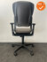 Ahrend 230 - Hoge rug - Antracietgrijze stoffering - Zwart voetkruis