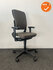 Ahrend 230 - Hoge rug - Antracietgrijze stoffering - Zwart voetkruis