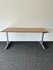 Ahrend Balance slingerverstelbaar bureau - met zilvergrijs onderstel - 160x80 - Beuken trespa
