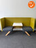 Design Zitmeubel - TOOaPICNIC Hide 110 - Geel met Antraciet