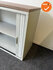 Roldeurkast - Basic - 74x120x45cm - witgrijs - topblad naar keuze
