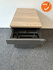 Ladeblok - 57x42x76cm - Antraciet - 4 lades - metalen front - topblad naar keuze
