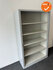 Roldeurkast - 195x120x45cm - Grijs met metalen deuren