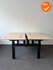Vepa Presto Duo zit-sta bureau - 140x80 - memory bediening - inclusief kabeldoorvoer en ingebouwd stekkerblok