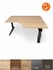 Ahrend Essa hoekbureau - Handmatig verstelbaar - 160x120cm - Bladkleur naar keuze - Antraciet onderstel