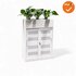 Schuifdeurkast - Basic - Wit - 105cm - Inclusief plantenbak
