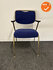 Brunner Vergaderstoel - Blauwe stoffering