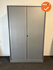 Roldeurkast - Ahrend - 195x120x45cm - Zilvergrijs met zilvergrijze metalen roldeuren