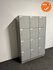 Lockerkast - zilvergrijs - 12 lockers