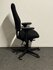 Refurbished Bureaustoel - Kinnarps 6000 hoge rug - 4D armleggers - nieuwe zwarte stoffering
