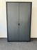 Roldeurkast - B-keuze - Basic - 195x120x45 - Zwart met Antraciete deuren - geen slot