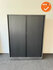 Roldeurkast - B-keuze - Ahrend - 160x120x45 - Antraciet met zwarte deuren