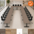 Ahrend Mehes vergadertafel - 720x320 - U-vorming - Bladkleur naar keuze 