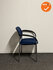 Piqueras Y Crespo - Vergaderstoel - Blauw gestoffeerd - chroom frame