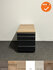 Ladeblok - 57x42x76cm - Antraciet - 4 lades - kunststof - topblad naar keuze