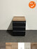 Ladeblok - 57x42x56cm - Antraciet - 3 gelijke lades - kunststof front 