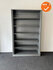 Roldeurkast - B keuze -  Ahrend - 195x120x45cm - Zilvergrijs - Met wit beige kunststof roldeuren 