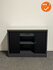 Roldeurkast - Basic - 75x100x45 - Refurbished - Antraciet met zwarte deuren en Topblad keuze