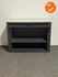 Roldeurkast - Basic - 75x100x45 - Refurbished - Antraciet met Antraciete deuren - Halifax tabbaco Topblad 