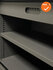 Roldeurkast - Basic - 75x100x45 - Refurbished - Antraciet met Antraciete deuren - Halifax tabbaco Topblad 