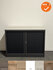 Roldeurkast - Basic - 75x100x45 - Refurbished - Antraciet met zwarte deuren - Topblad keuze