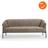Luxe Designbank - Beige - 2-zits + armleuningen