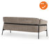 Luxe Designbank - Beige - 2-zits + armleuningen