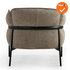 Luxe kamerstoel - Beige teddy stoffering