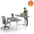 Zit-Sta Duo Bureau - Elektrisch - 120x80cm