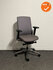 Gispen Zinn bureaustoel 4D armleggers – grijs netweave – taupe stoffering – chroom voetkruis