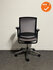 Gispen Zinn bureaustoel 4D armleggers – grijs netweave – taupe stoffering – chroom voetkruis