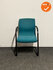 Ahrend 4150 - Vergaderstoel - Zwart frame - turqoise bekleding - Refurbished