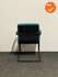 Ahrend 4150 - Vergaderstoel - Zwart frame - turqoise bekleding - Refurbished