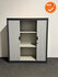 Aspa - Roldeurkast - 137x120x47 cm - Antraciet/Lichtgrijs - Refurbished