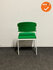 Vergaderstoel - Groen/Wit - Refurbished