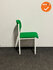 Vergaderstoel - Groen/Wit - Refurbished
