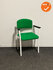 Vergaderstoel - Groen/Wit - Refurbished - Armleuningen