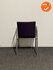 Vergaderstoel - Paars/Chroom - Refurbished