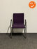 Vergaderstoel - Paars/Chroom - Refurbished