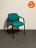 Ahrend 320 - Vergaderstoel - Turquoise/Zwart - Refurbished