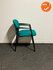 Ahrend 320 - Vergaderstoel - Turquoise/Zwart - Refurbished