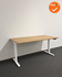 Economy zit-sta bureau - bladkleur naar keuze - Wit onderstel maat naar keuze - met memory