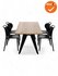 Design vergadertafel Cheak - 200x80 - Bladkleur naar keuze