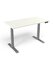 Bureau - Deluxe - Zit-Sta - Zilvergrijs