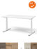 Mauforce Bureau - Handmatig verstelbaar - Wit onderstel - 120x80